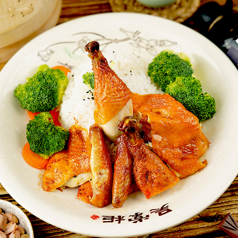 买1送1香宇风味烧鸡整只500g小笨鸡德州五香扒鸡全鸡熟食正宗特产